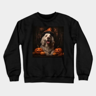 Clumber Spaniel Halloween Crewneck Sweatshirt